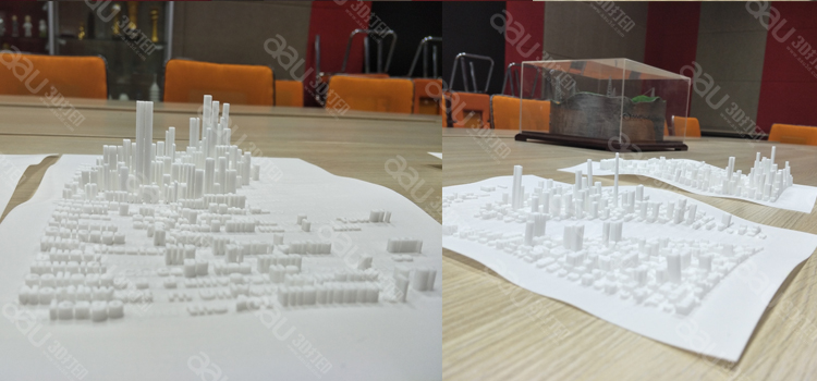 3D打印尼龙上海地图