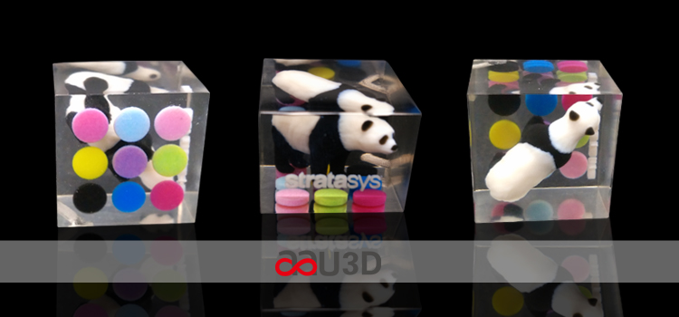 3D一体打印熊猫挂件