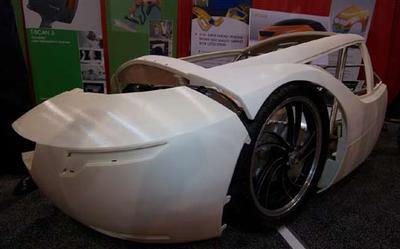 可以开的世界上第一辆3D打印的汽车