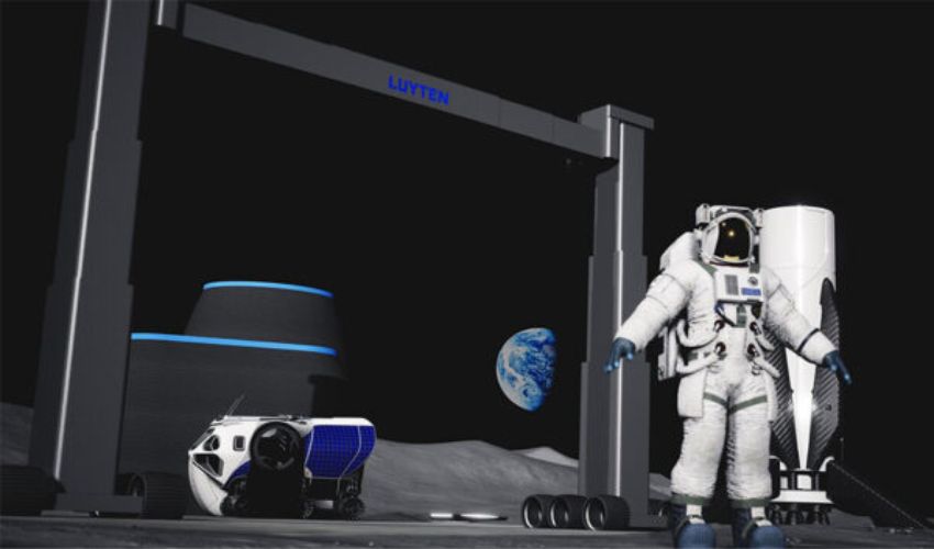 Luyten 计划用它的 Platypus Galacticus 3D 打印机在月球上建造结构