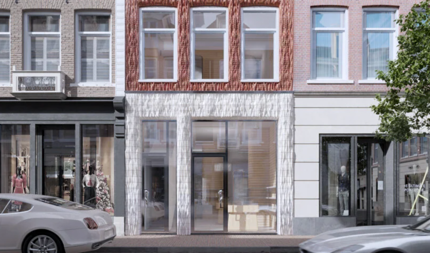 3D打印立面成为阿姆斯特丹购物街引人注目的一部分