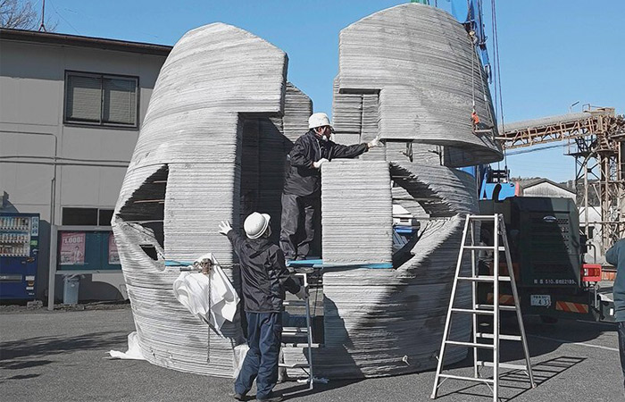 在不到 24 小时内 3D 打印出一个球形房屋