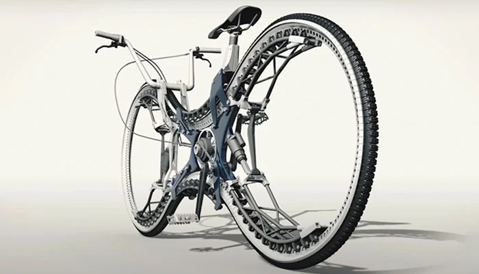 用全轮驱动的3D打印自行车打破设计规则
