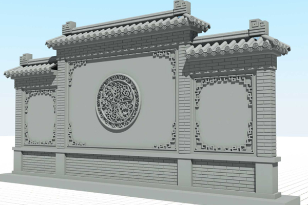 未来之墙：3D打印影壁墙模型的革命性设计