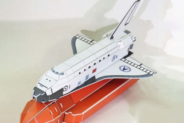 探索宇宙的奇迹-航天飞机3D立体拼插模型