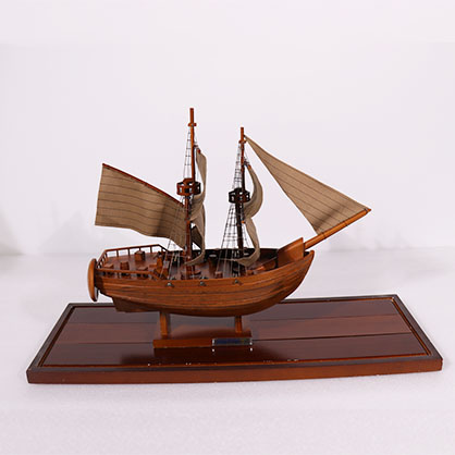 木质古帆船
