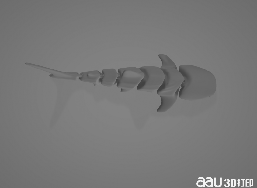 铰接式鲸鲨stl模型