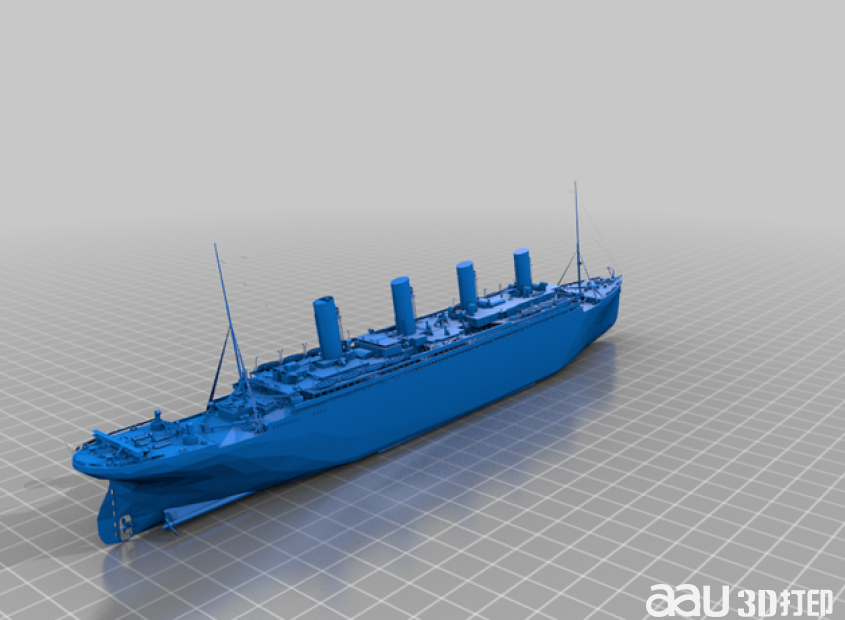 泰坦尼克号stl模型