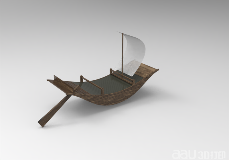 原始舟船3STL模型