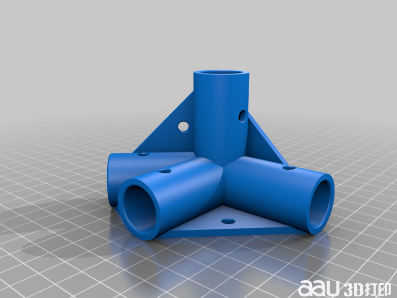 温室 12英寸导管3D打印角STL模型