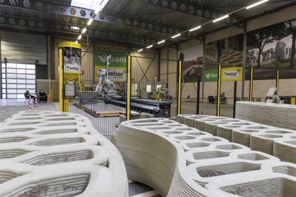 欧洲第一家混凝土3D打印工厂在荷兰埃因霍温开业