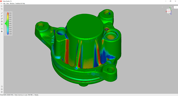 Artec 3D发布用于改进逆向工程的Artec Studio 15 3D扫描软件