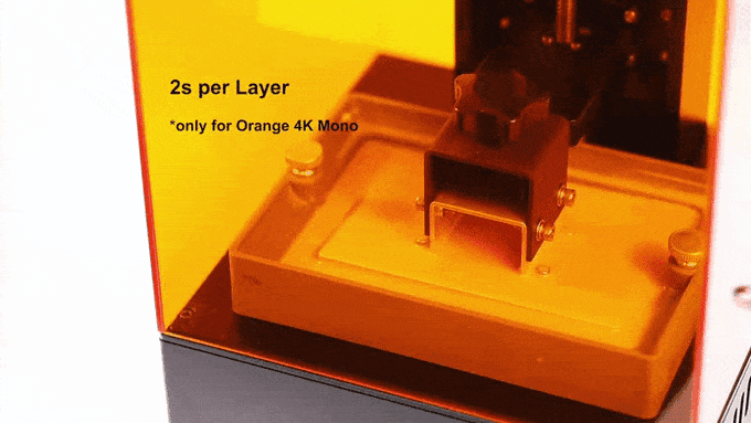 国货崛起！低成本、高分辨率新型3D打印机Orange 4K面世