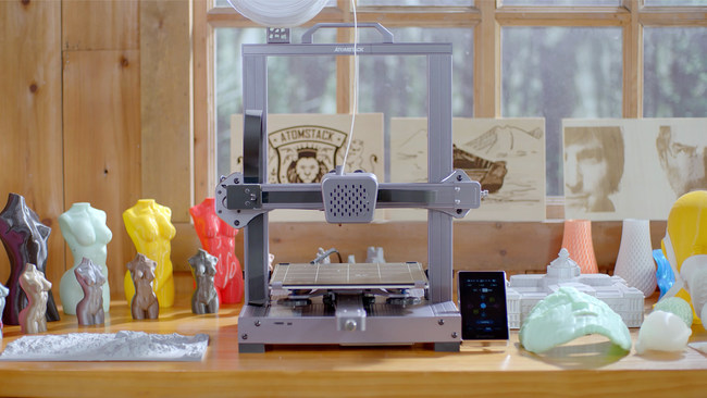 Atomstack推出全球首台可打印热塑性橡胶材料的3D打印机：Cambrian