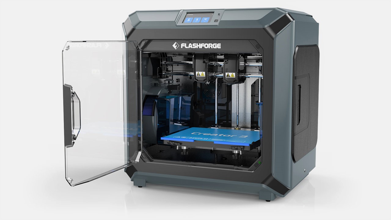 评测：闪铸的碳纤维3D打印机-CREATOR 3 V2