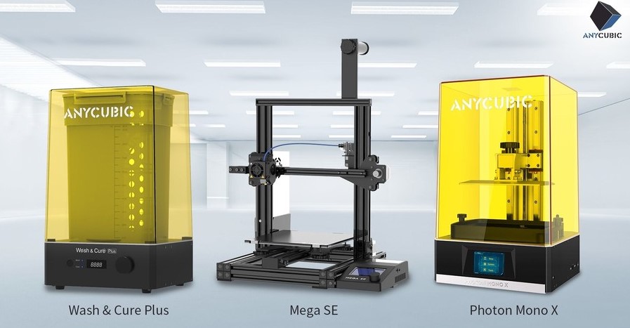 Anycubic将携Mega SE 3D打印机和Wash＆Cure Plus亮相CES 2021