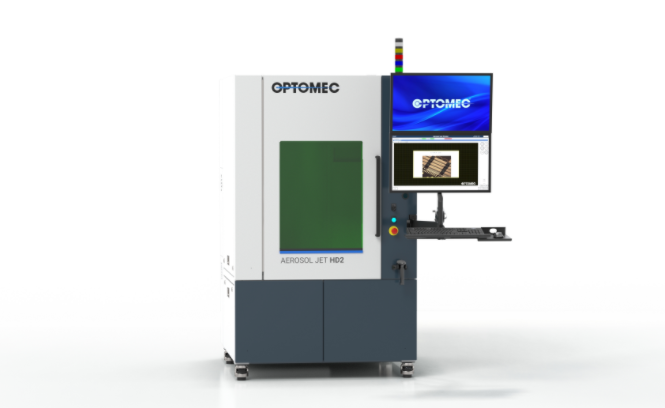 Optomec发布打印复杂电子产品的电子3D打印设备：Aerosol Jet HD2