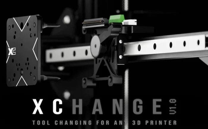 3D打印头更换系统XChange V1.0登录Kickstarter众筹，最低仅需150刀！
