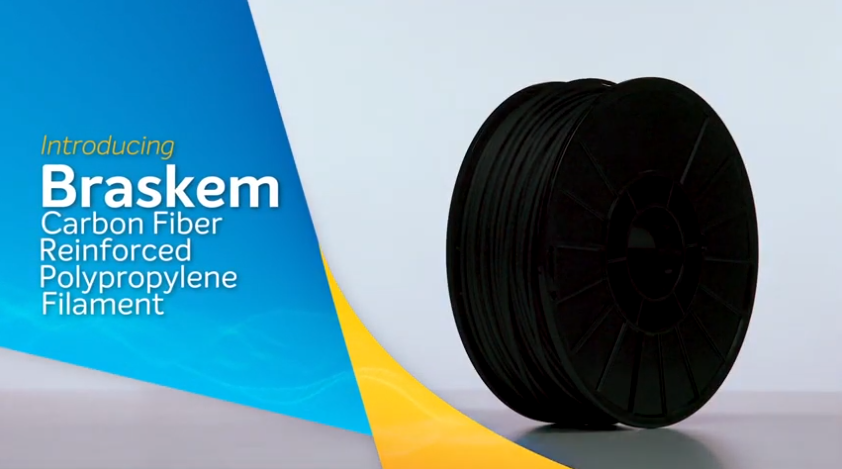 Braskem推出用于3D打印的碳纤维增强聚丙烯长丝-秀美