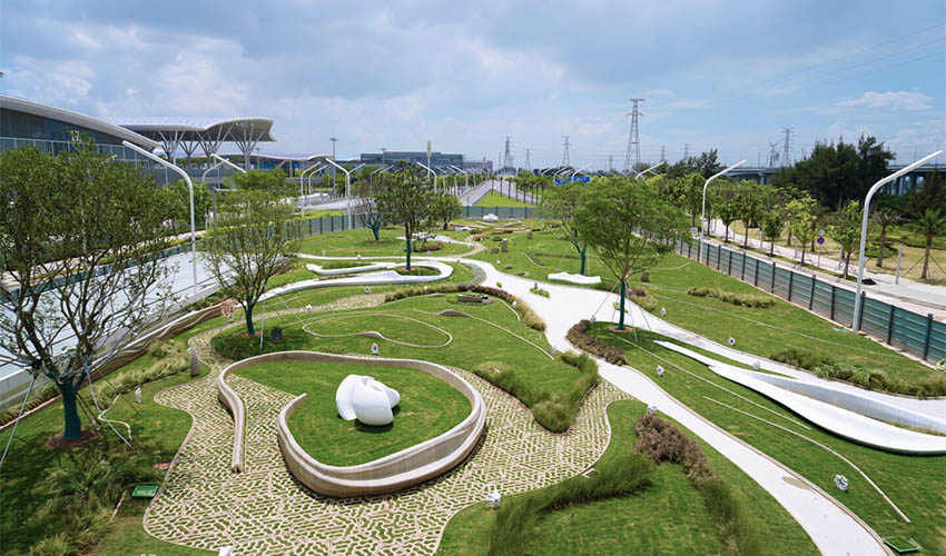 第一个使用 3D 打印建造的公园在中国