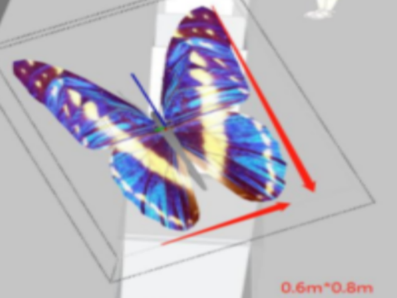 3D打印的蝴蝶