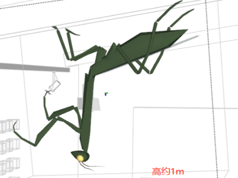 3D打印的螳螂