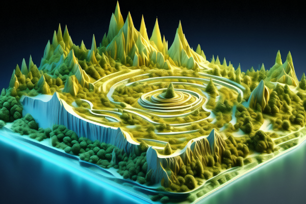 探索三维世界的奇迹:3D打印地形图的革新应用与技术解析-aau3d打印