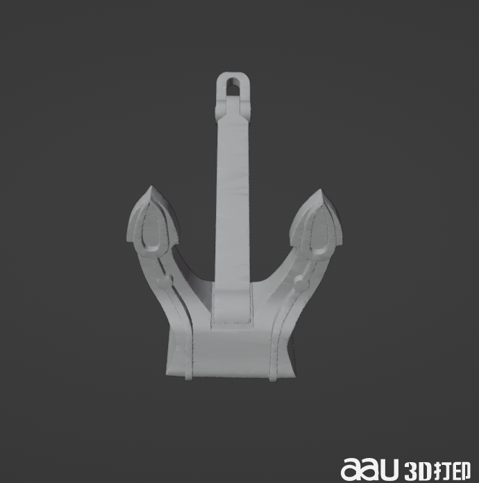 船锚3d打印模型