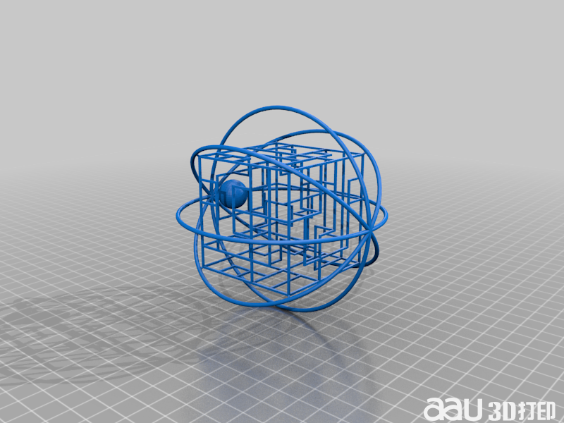 3D互动迷宫拼图STL模型