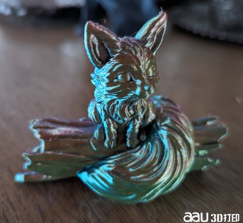 可爱的狐狸STL模型