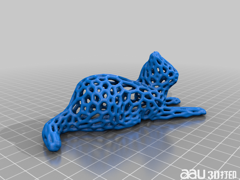 猫躺姿态STL模型