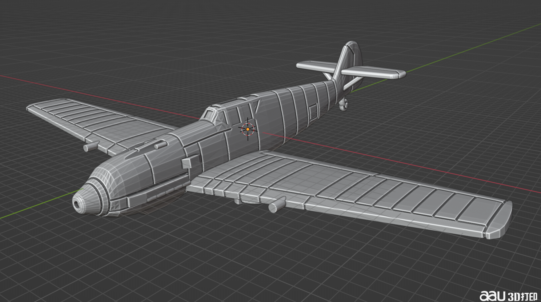 梅塞施密特BF-109 E-3STL模型