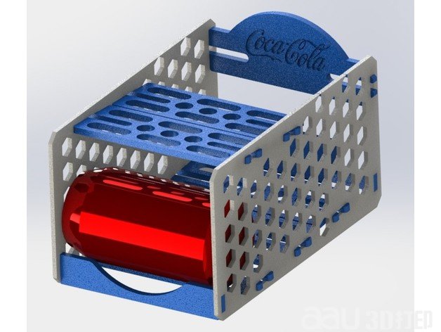 罐架六包无需支撑stl模型