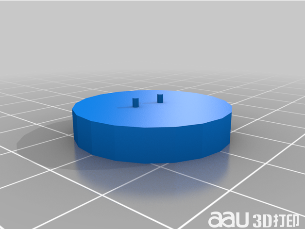 蓝精灵猫，底座有脚孔stl3d模型