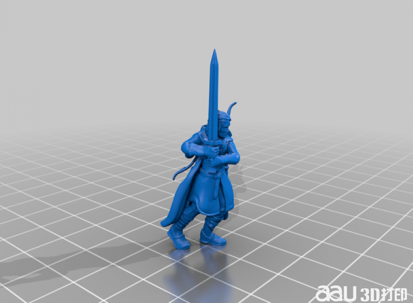 指环王AragornSTL模型