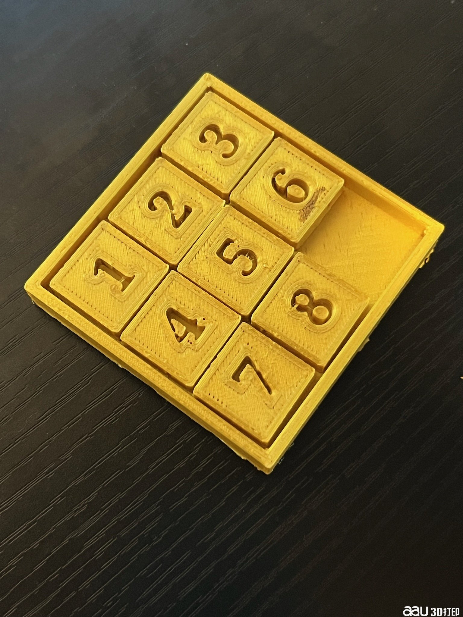 数字拼图STL模型