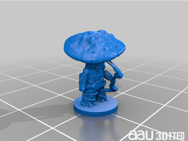 蘑菇人stl模型
