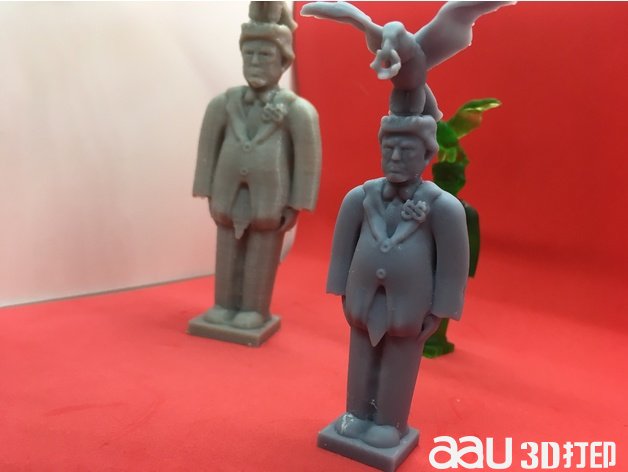 特朗普与白头鹰stl模型