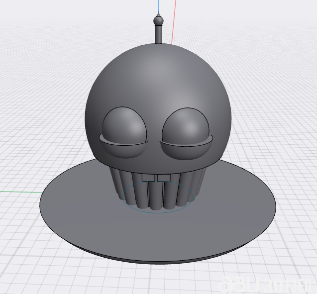 Fnaf 纸杯蛋糕STL模型