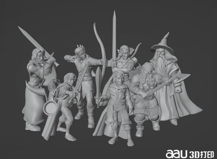 指环王Boromir stl模型