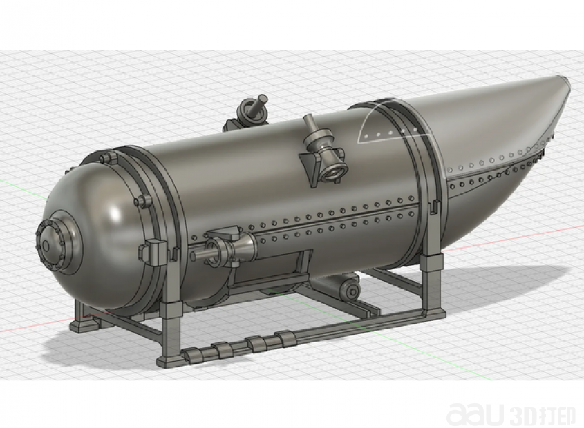 泰坦潜水器stl模型