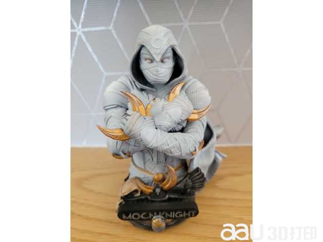 邪恶的漫威月亮骑士半身像
