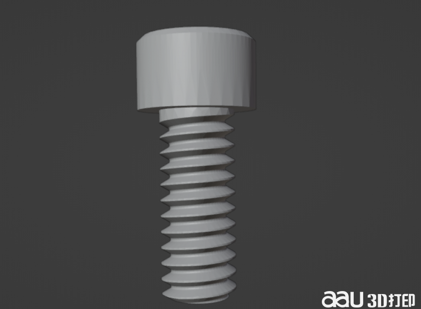 内六边形螺丝stl模型