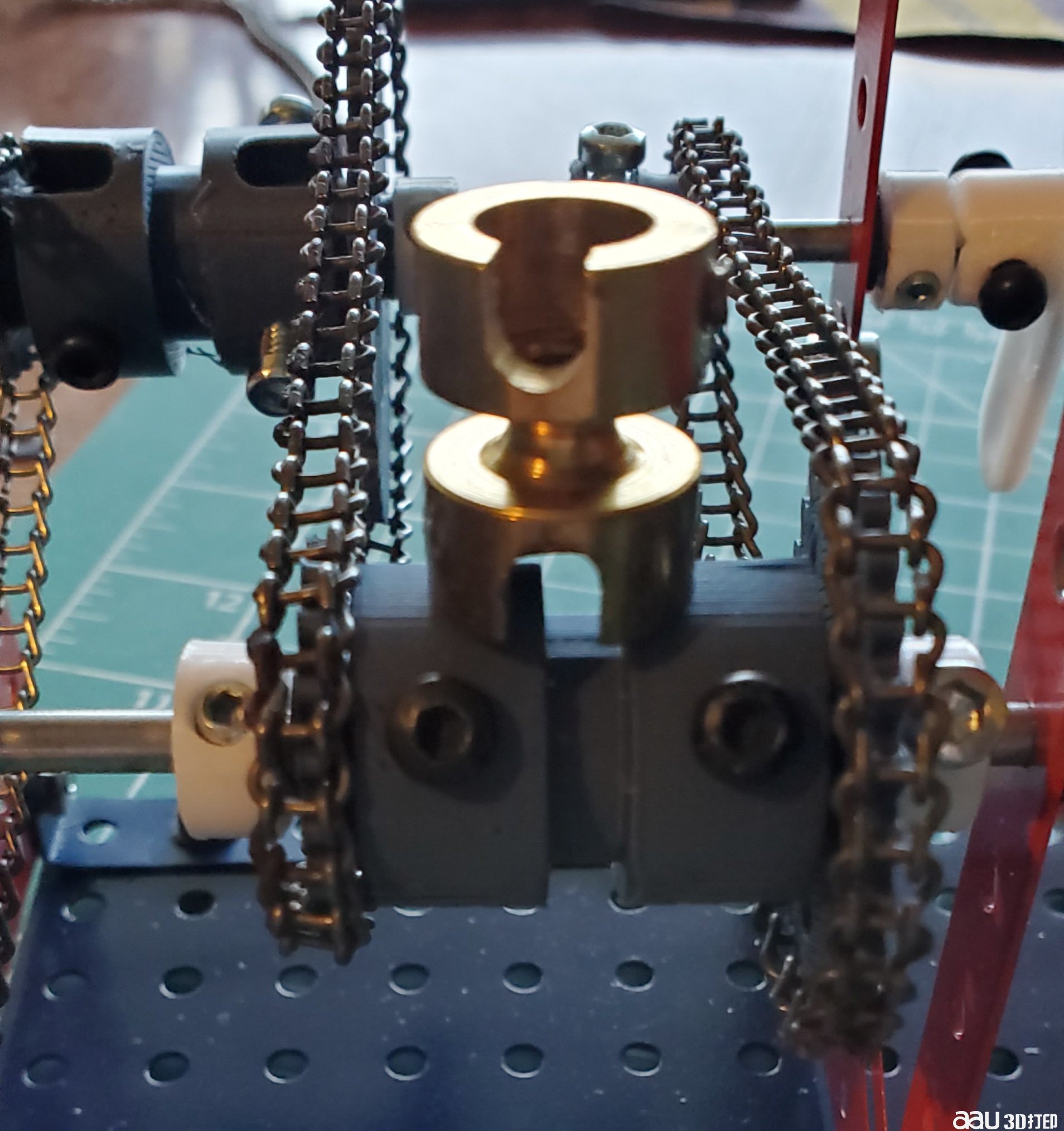 英寸麦卡诺凸台的套筒联轴器STL3D模型