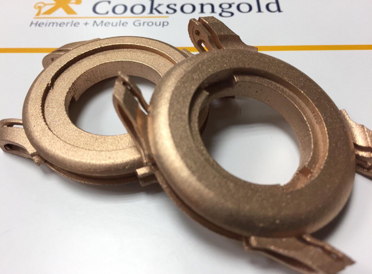 Cooksongold为3D打印手表提供18K 5N红金粉