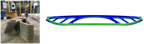 根特大学研究人员用最少量的混凝土3D打印桥梁