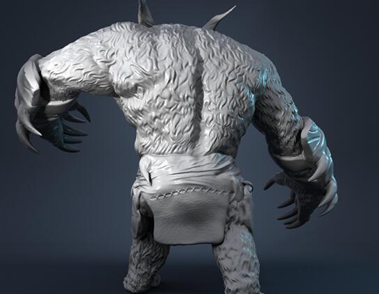 3d打印电影道具之熊战士这个模型好逼真