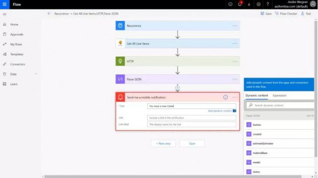 set up notification_Authentise