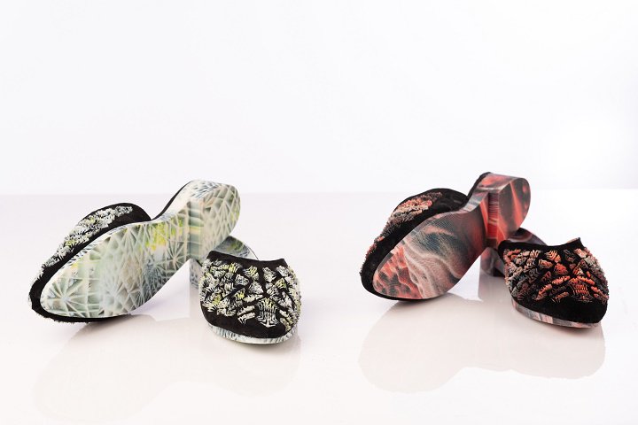设计师与Stratasys合作在米兰设计周上推出3D打珠宝和鞋子