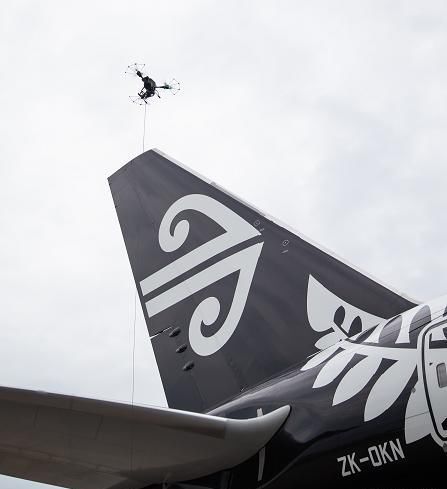 新西兰航空3D打印飞机零部件、采用无人机检修飞机